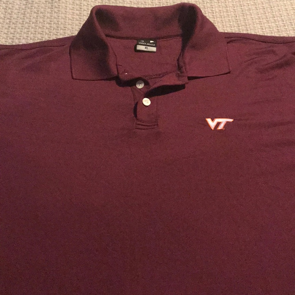 Under Armour Virginia Tech Dri fit Polo XL